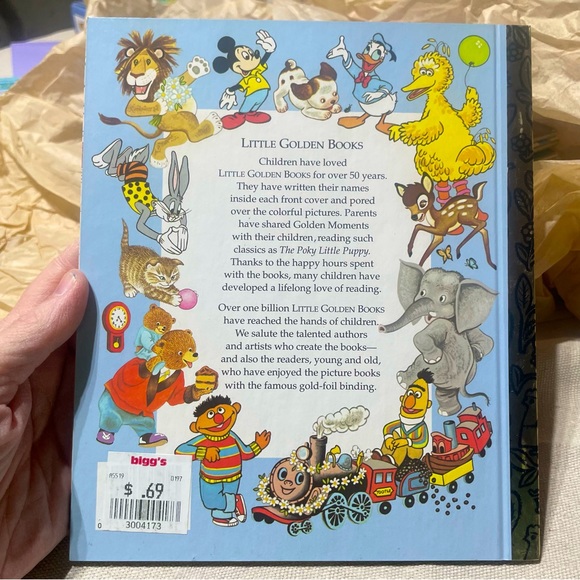 BRAND NEW VINTAGE A Little Golden Book Sesame Street Big Bird’s Red Book - Picture 2 of 7